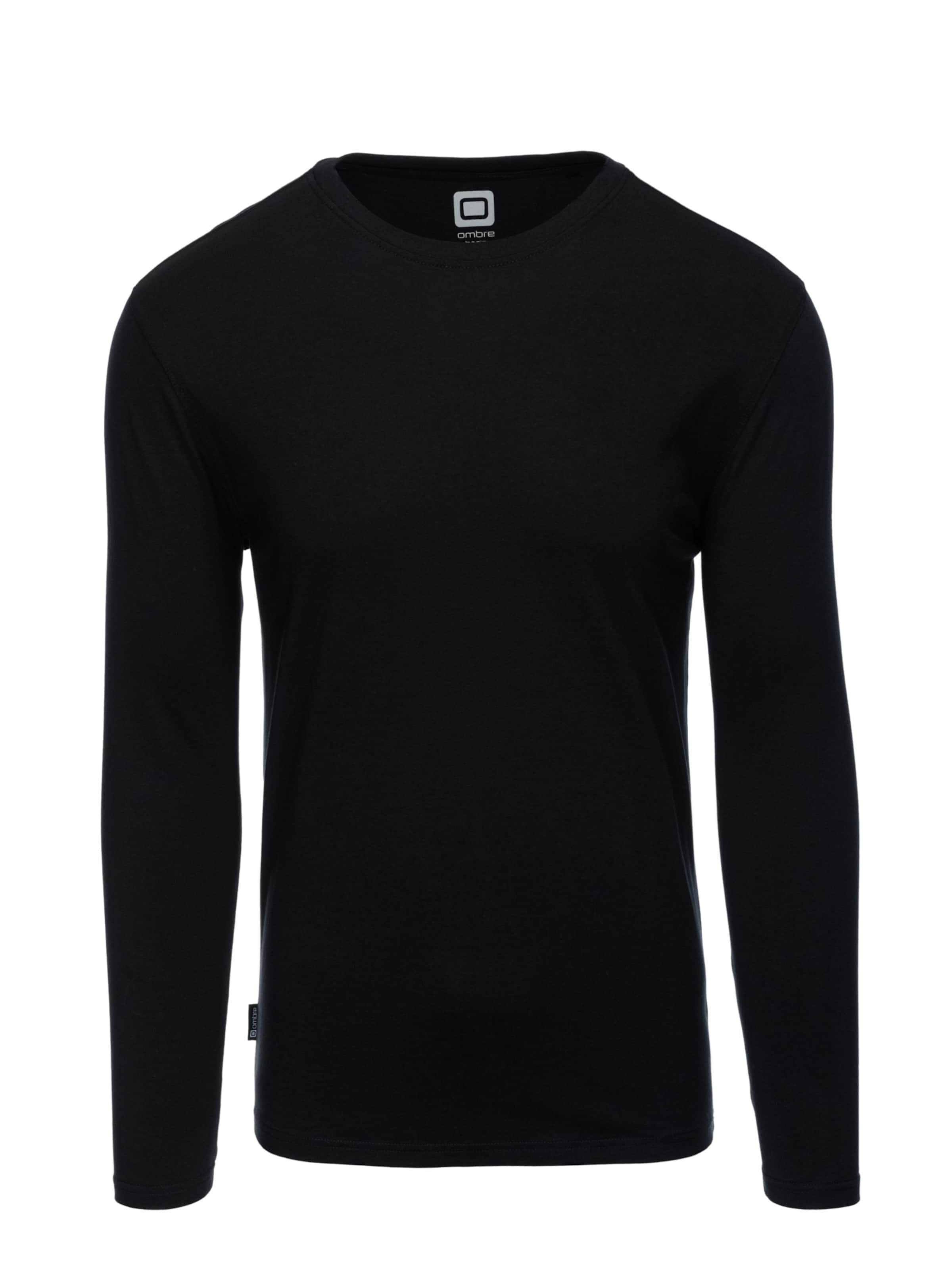 T-Shirt Ombre en noir : devant