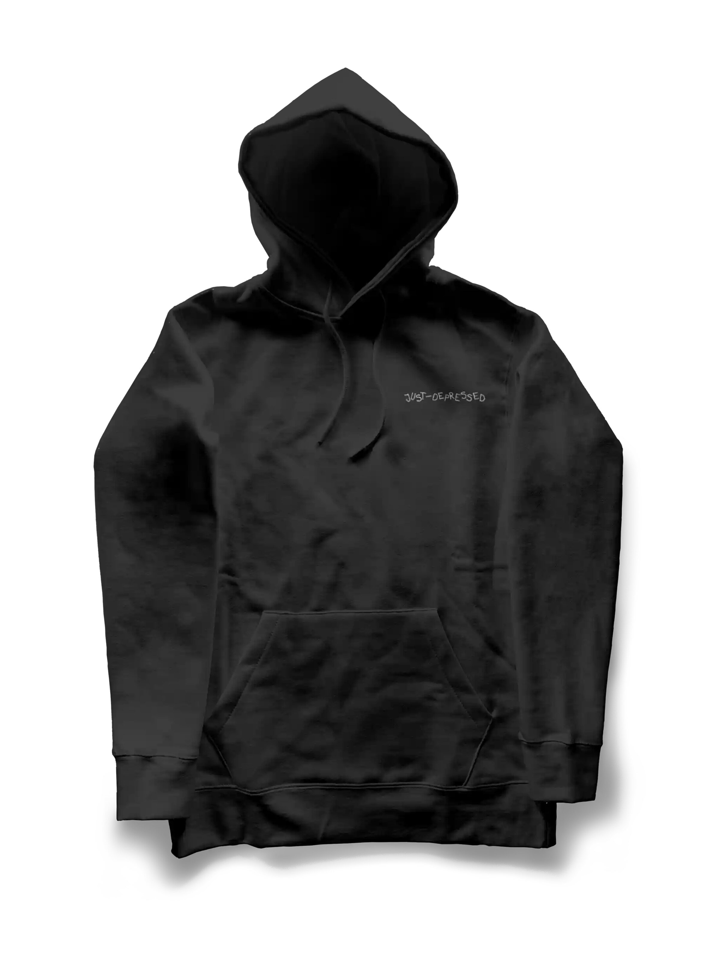 JustDepressed Clothing Sweatshirt 'Overthinking'‌‌‌‌‌‌‌‌‌ in Schwarz: Vorderseite