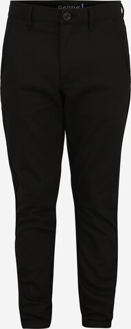 GABBASlimfit Chino hlače - crna boja: prednji dio