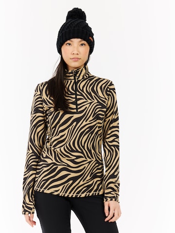 PROTEST Sportsweatshirt 'PRTEsher' in Braun