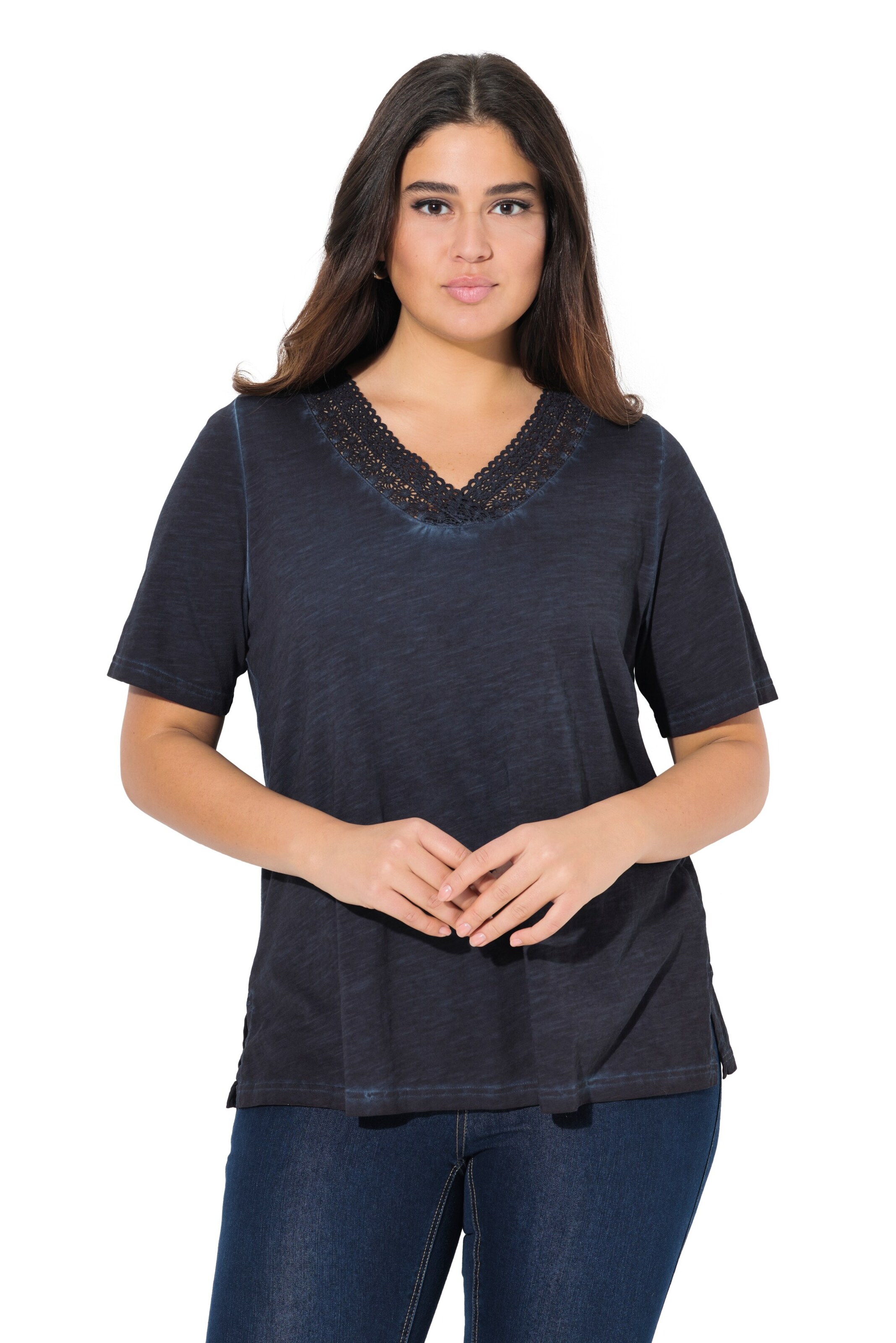 Ulla Popken Shirt in Blue: front