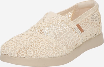 Slipper di TOMS in beige: frontale
