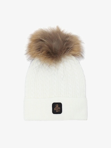 Refrigiwear Mütze 'Pompom junior' in Beige: Vorderseite