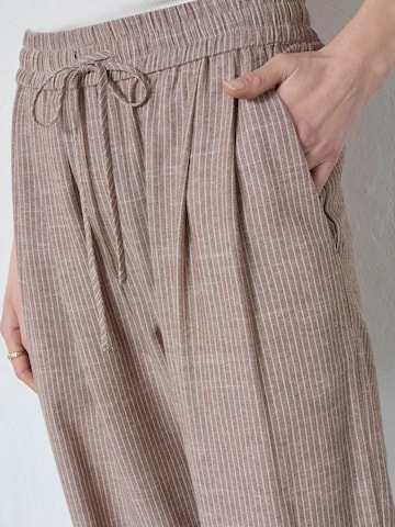 co'couture Regular Housut ' Jiho ' värissä ruskea