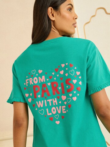 zaļš love & roses Pidžama