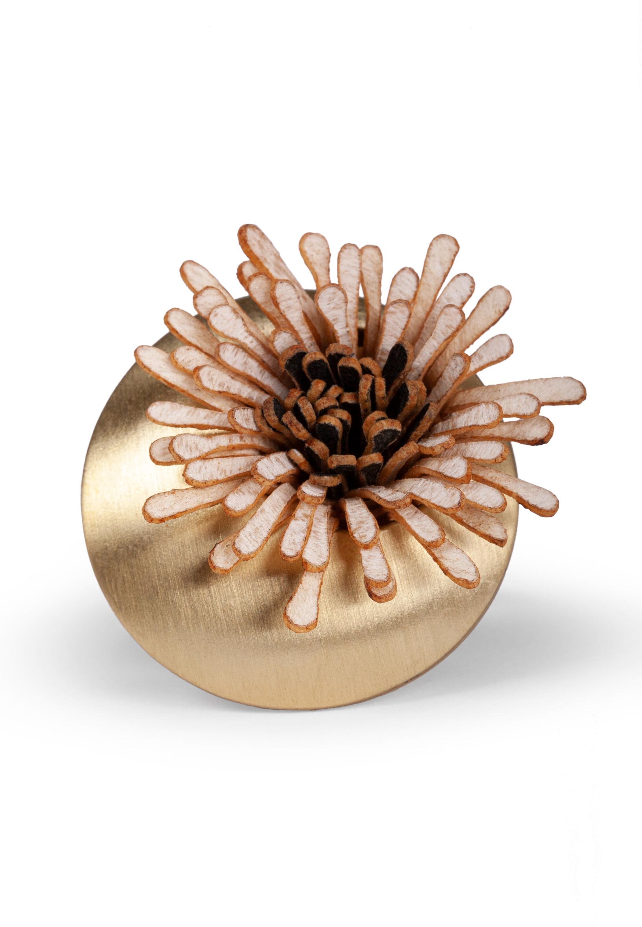 Gretchen Ring 'Pam Pem Ring Two' in Beige: Vorderseite