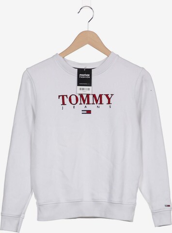 Tommy Jeans Sweater S in Weiß: predná strana