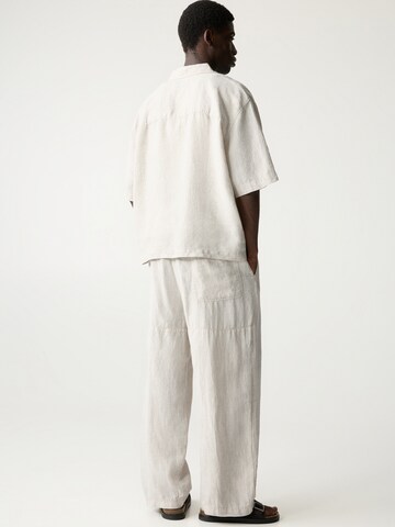 Pull&Bear Baggy Broek in Beige