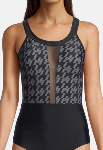 BECO the world of aquasports Bralette Swimsuit 'Pepita' in Black