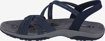 Sandales 'Skechers Reggae Slim - Turn It Up' SKECHERS en bleu : devant