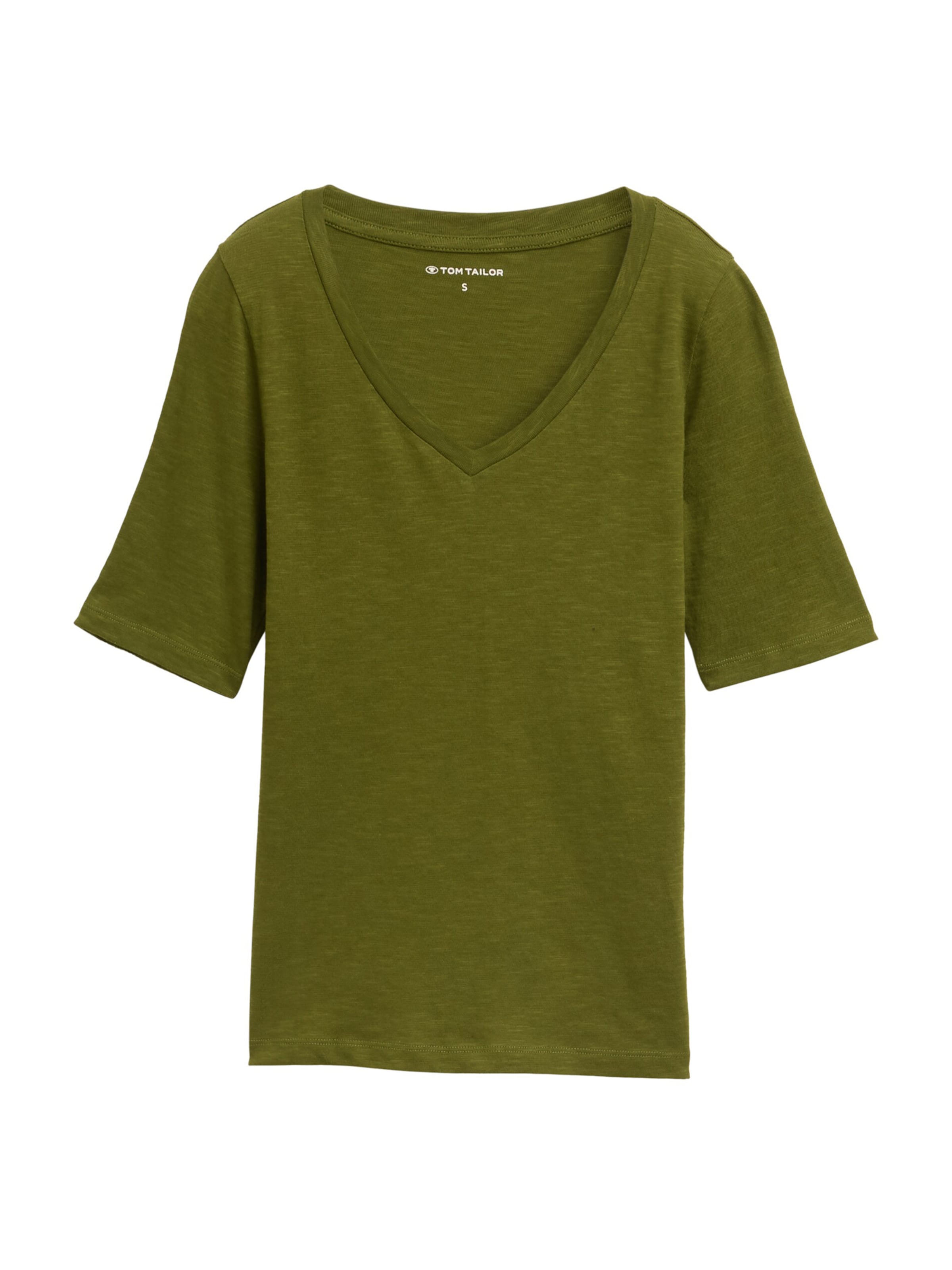 TOM TAILOR Shirt in Green: front