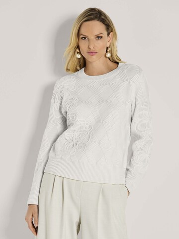 Pull-over MADELEINE en blanc : devant