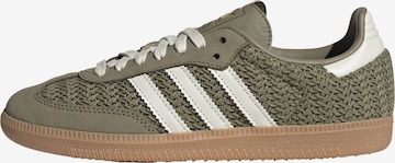Baskets basses 'Samba' ADIDAS ORIGINALS en vert : devant