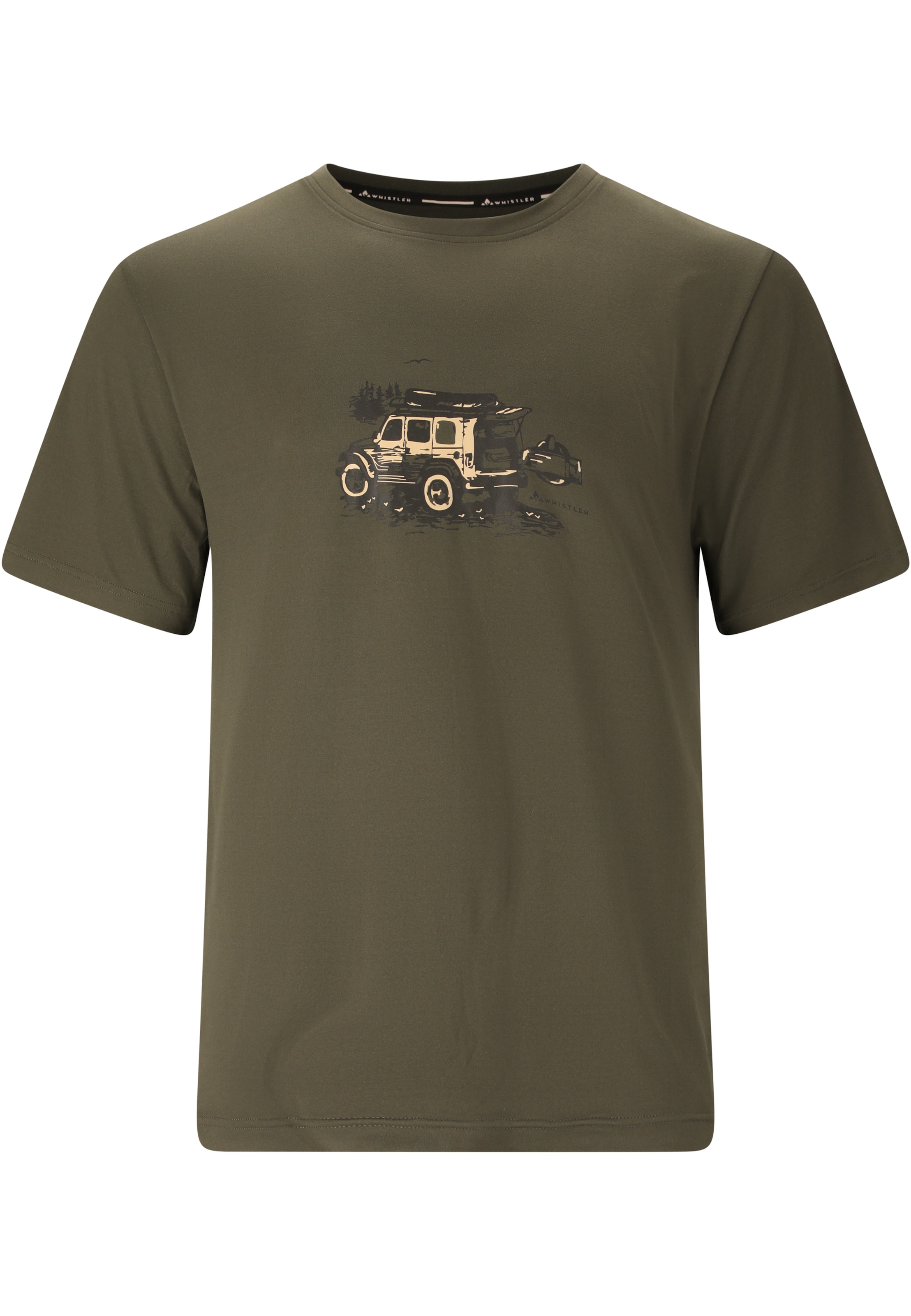 Whistler Functioneel shirt 'Tulon' in Groen: voorkant