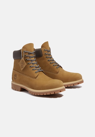 TIMBERLAND Ботинки на шнуровке в Коричневый