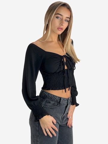 Elara Bluse in Schwarz