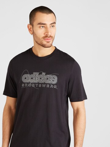 T-Shirt fonctionnel ADIDAS SPORTSWEAR en noir