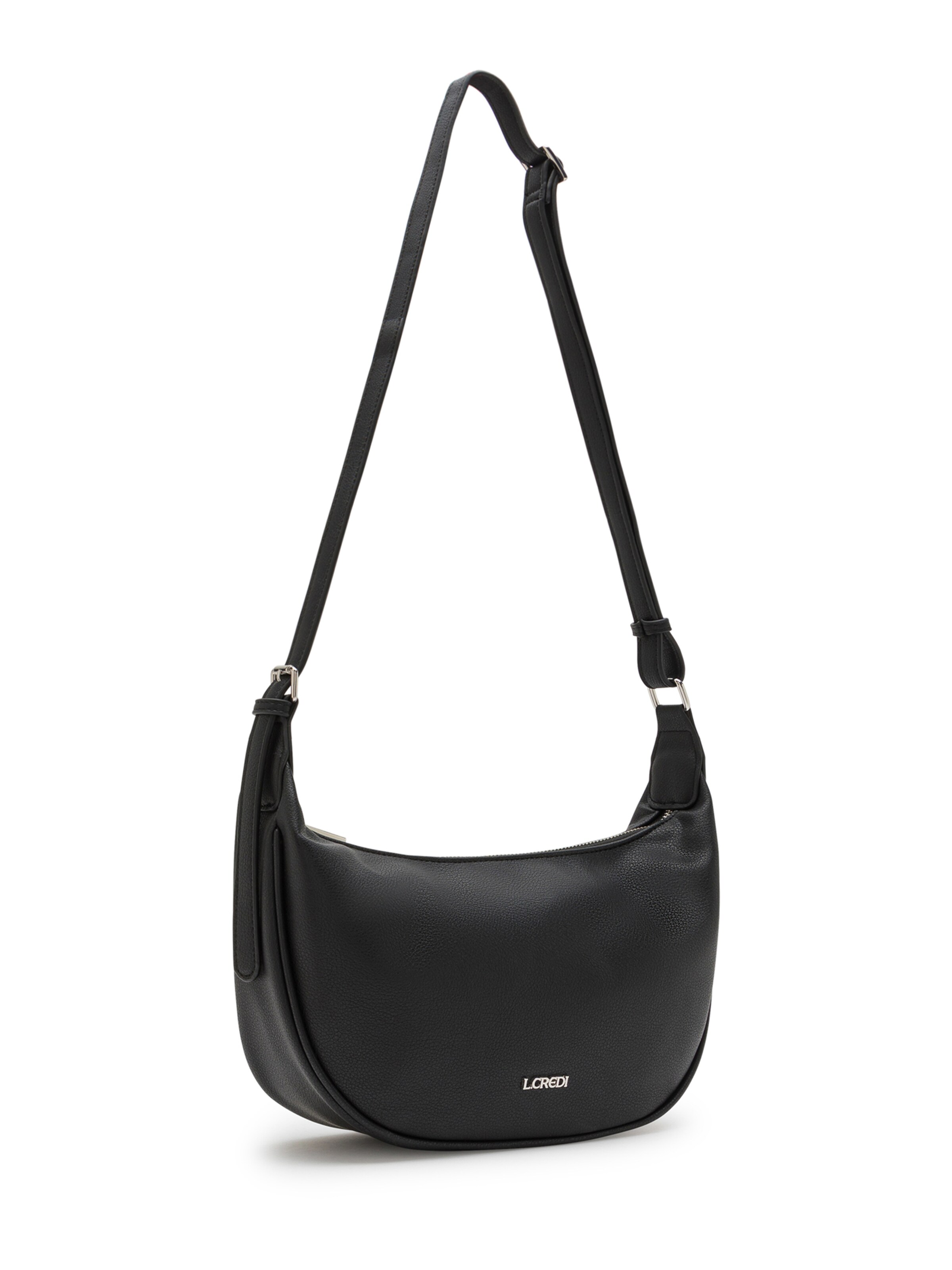 L.CREDI - Mala de ombro 'Nelani' em preto