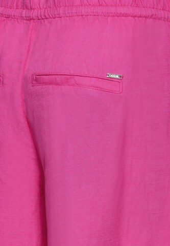 CECIL Wide leg Pants 'Neele' in Pink