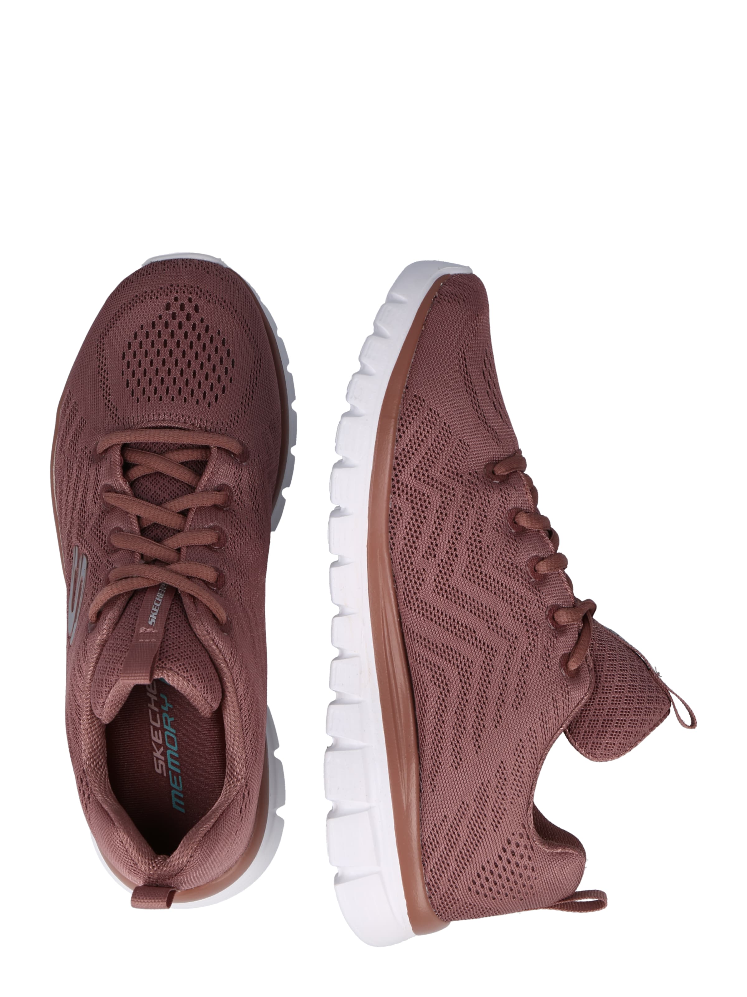 SKECHERS Низкие кроссовки 'Graceful Get Connected' в Ярко-розовый