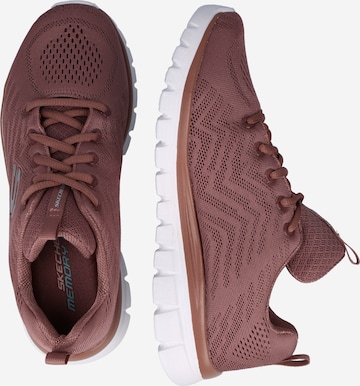 SKECHERS - Sapatilhas baixas 'Graceful Get Connected' em rosa