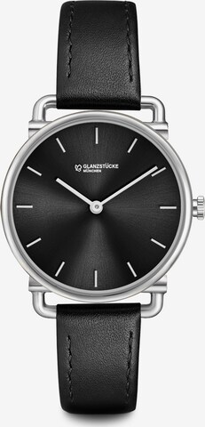 Glanzstücke München Analog Watch in Black: front