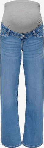 Only Maternity Wide Leg Farkut värissä sininen: etupuoli