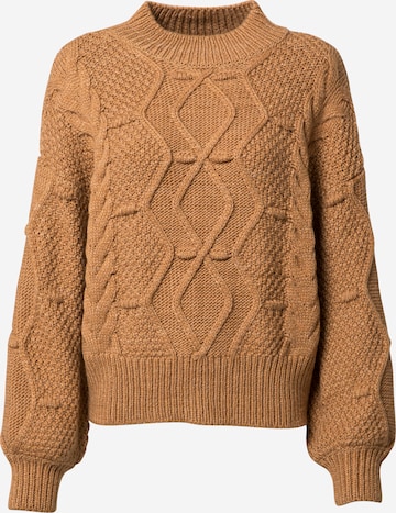 OBJECT Sweater 'KAMMA' in Brown: front