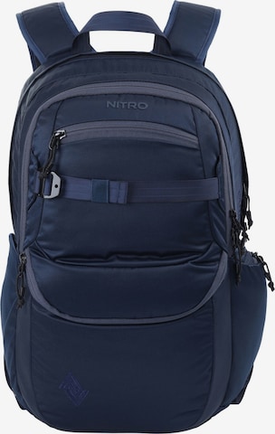 NitroBags Backpack 'Future' in Blue: front