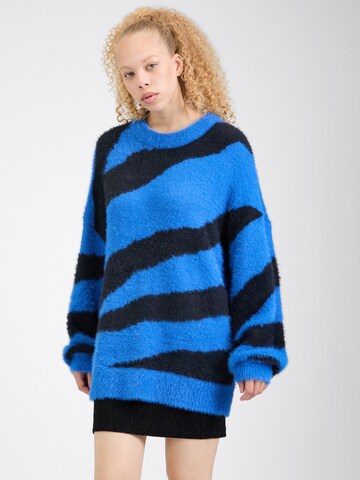 Pull-over 'NMHEIDI' Noisy may en bleu : devant