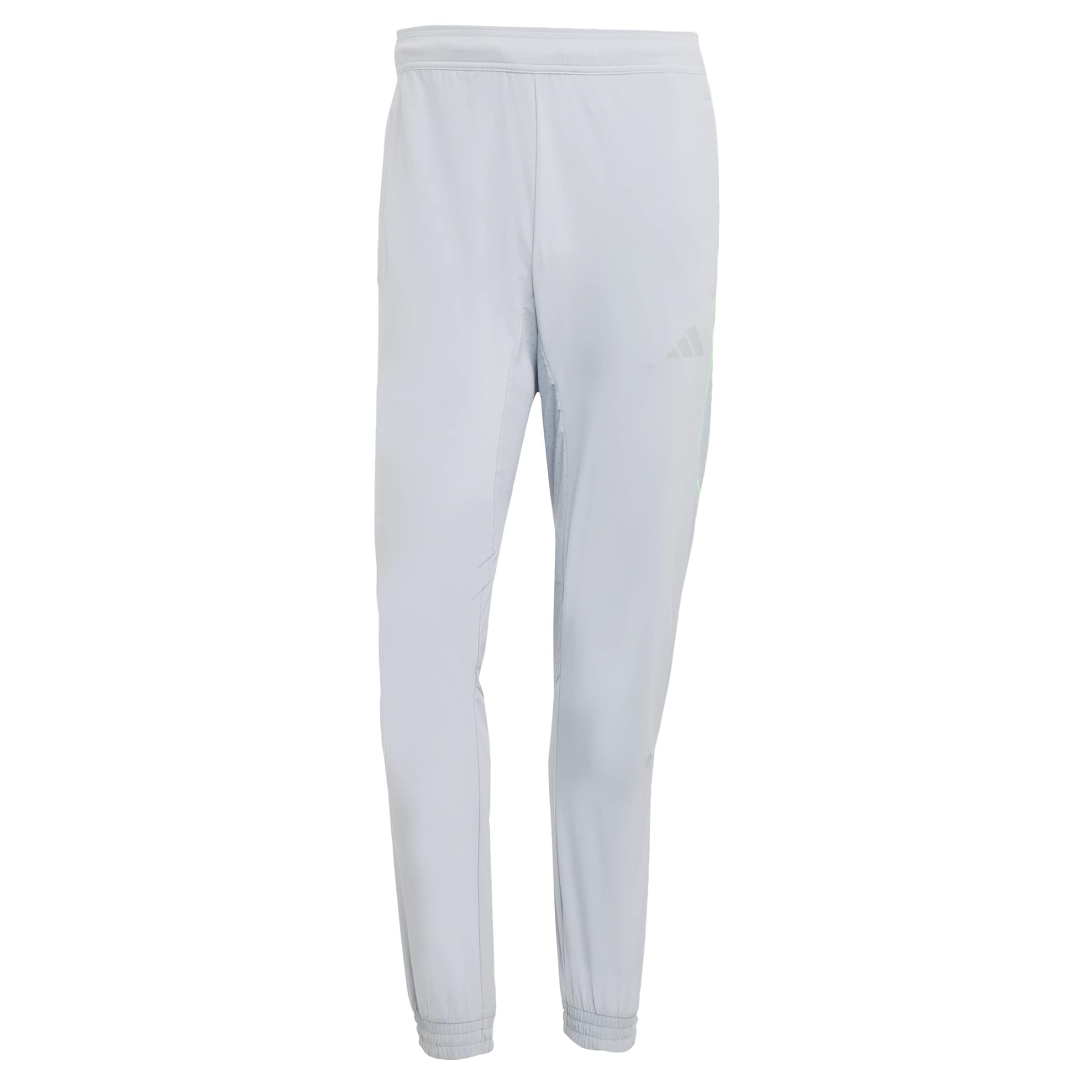 ADIDAS PERFORMANCE Tapered Sporthose 'Tech Apparel' in Grau: Vorderseite