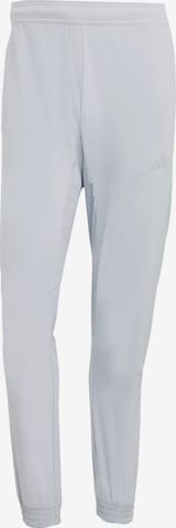 ADIDAS PERFORMANCE Конический (Tapered) Спортивные штаны 'Tech Apparel' в Серый: спереди