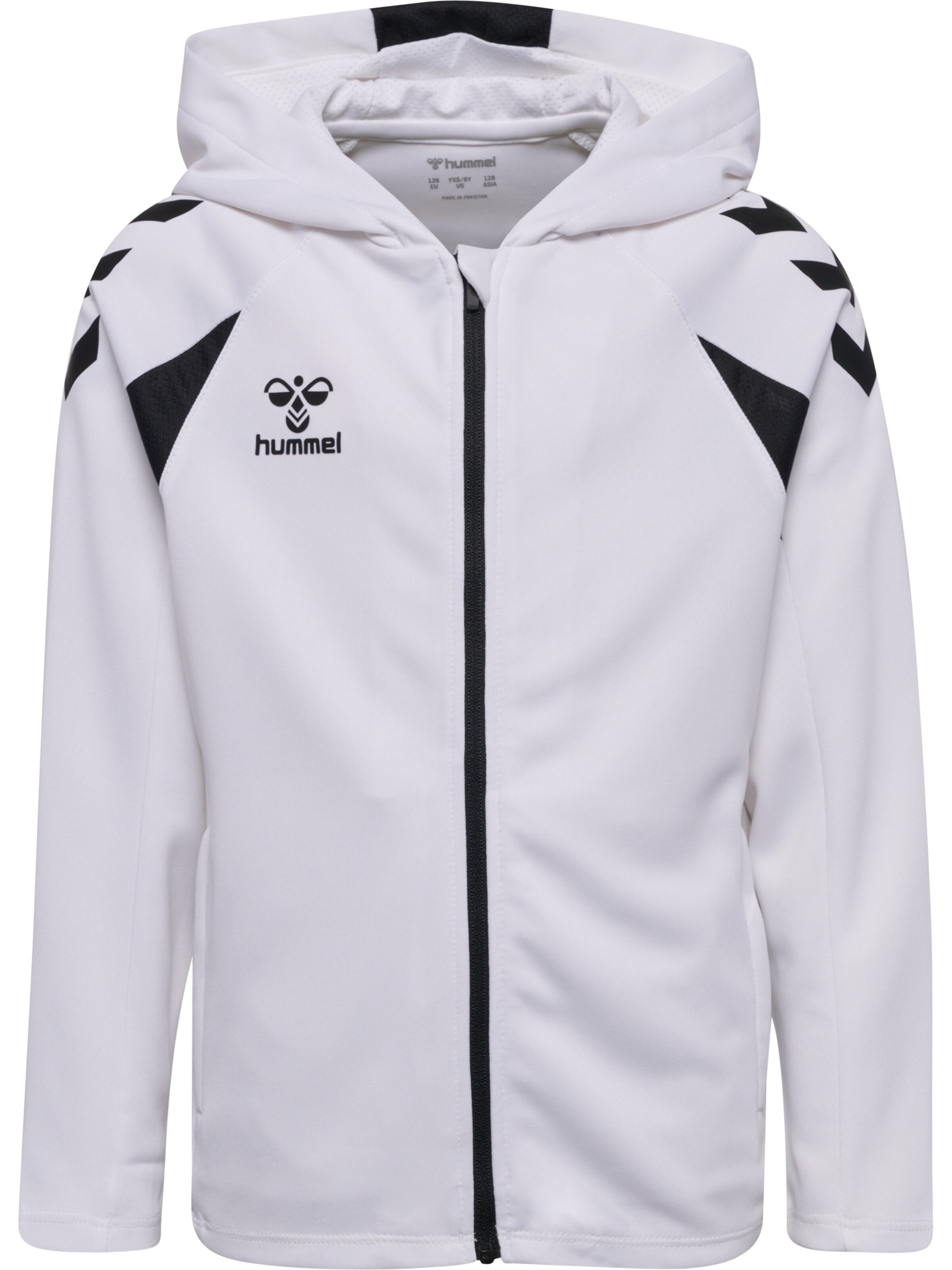 Hummel Sports sweat jacket 'Core 2.0' in White: front