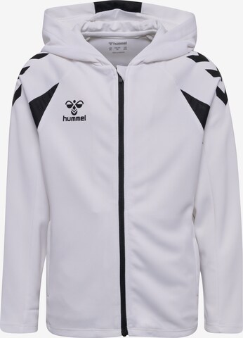 Hummel Sports sweat jacket 'Core 2.0' in White: front