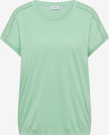 CECIL T-Shirt in Grün: Vorderseite