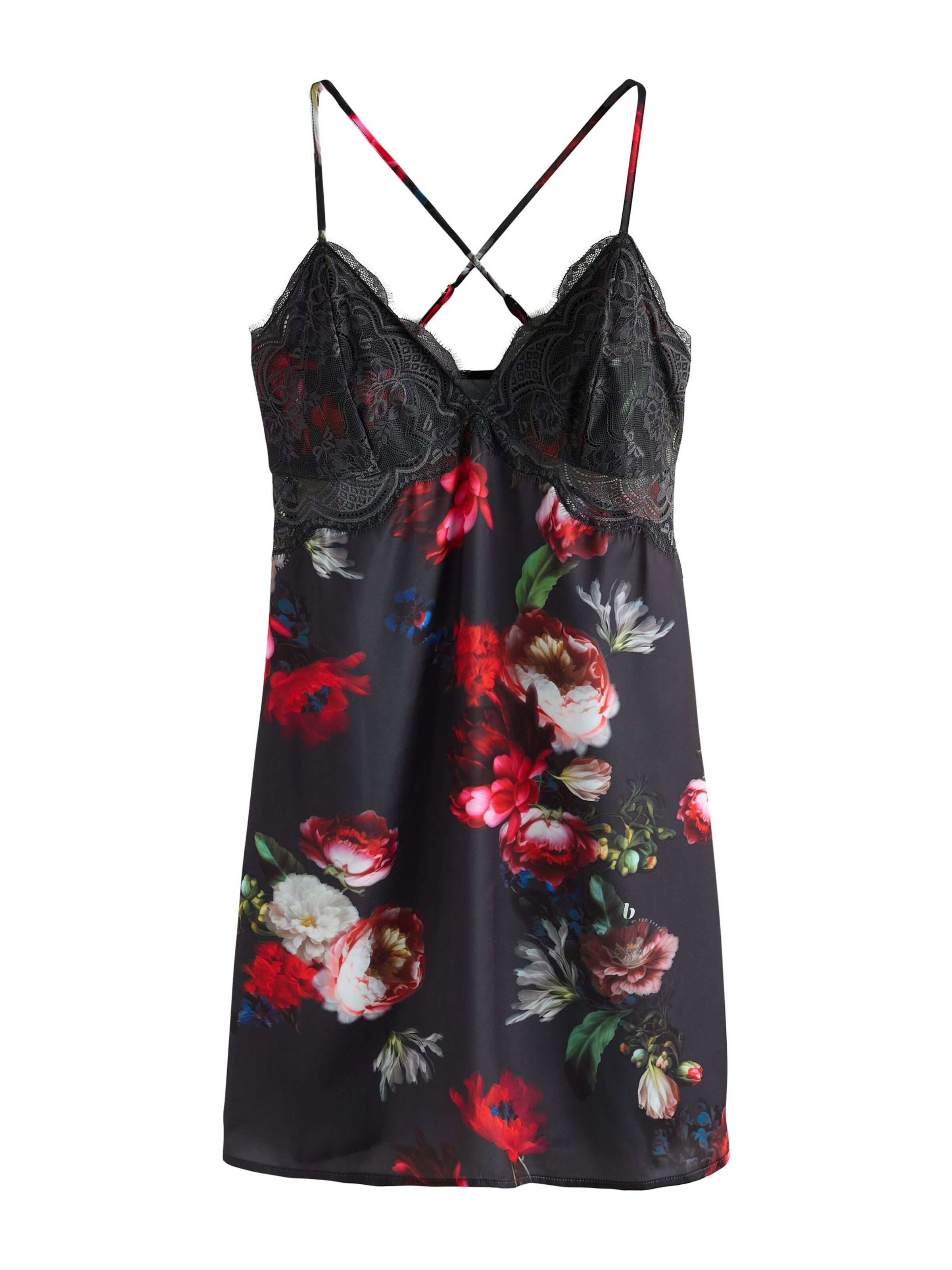 B by Ted Baker Negligé in Grijs: voorkant
