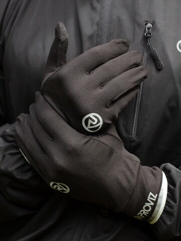 Proviz Full Finger Gloves 'Classic' in Black: front