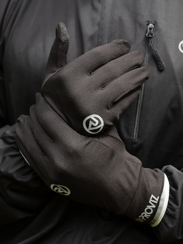 Gants 'Classic' Proviz en noir : devant