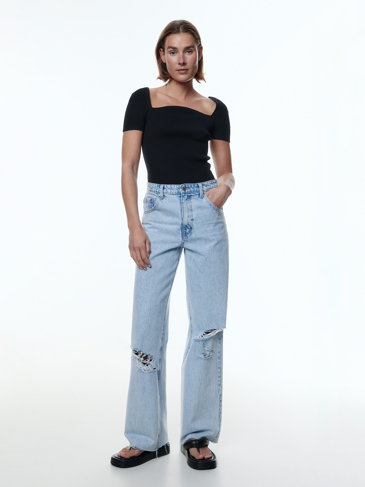 EDITED Producten Top 'Caren' Zwart