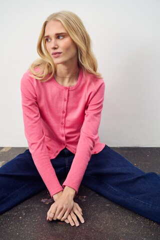 SAINT TROPEZ Strickjacke in Pink