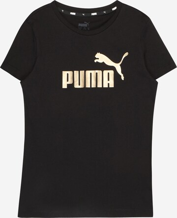 T-Shirt PUMA en noir : devant