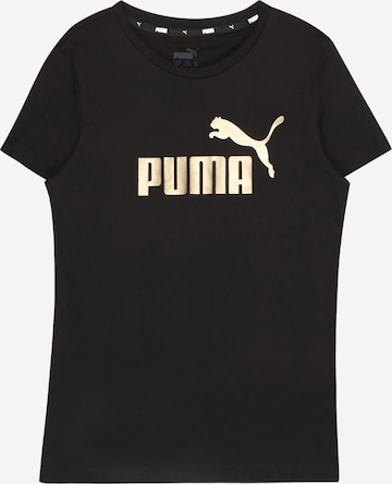 T-Shirt PUMA en noir : devant