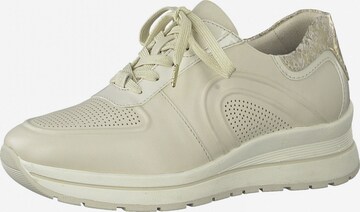 Tamaris Pure Relax Sneaker in Beige: predná strana