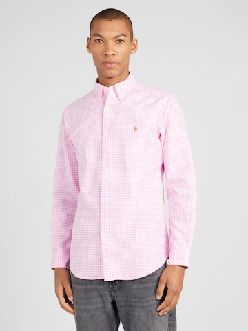 rozā Polo Ralph Lauren Standarta piegriezums Krekls: no priekšpuses