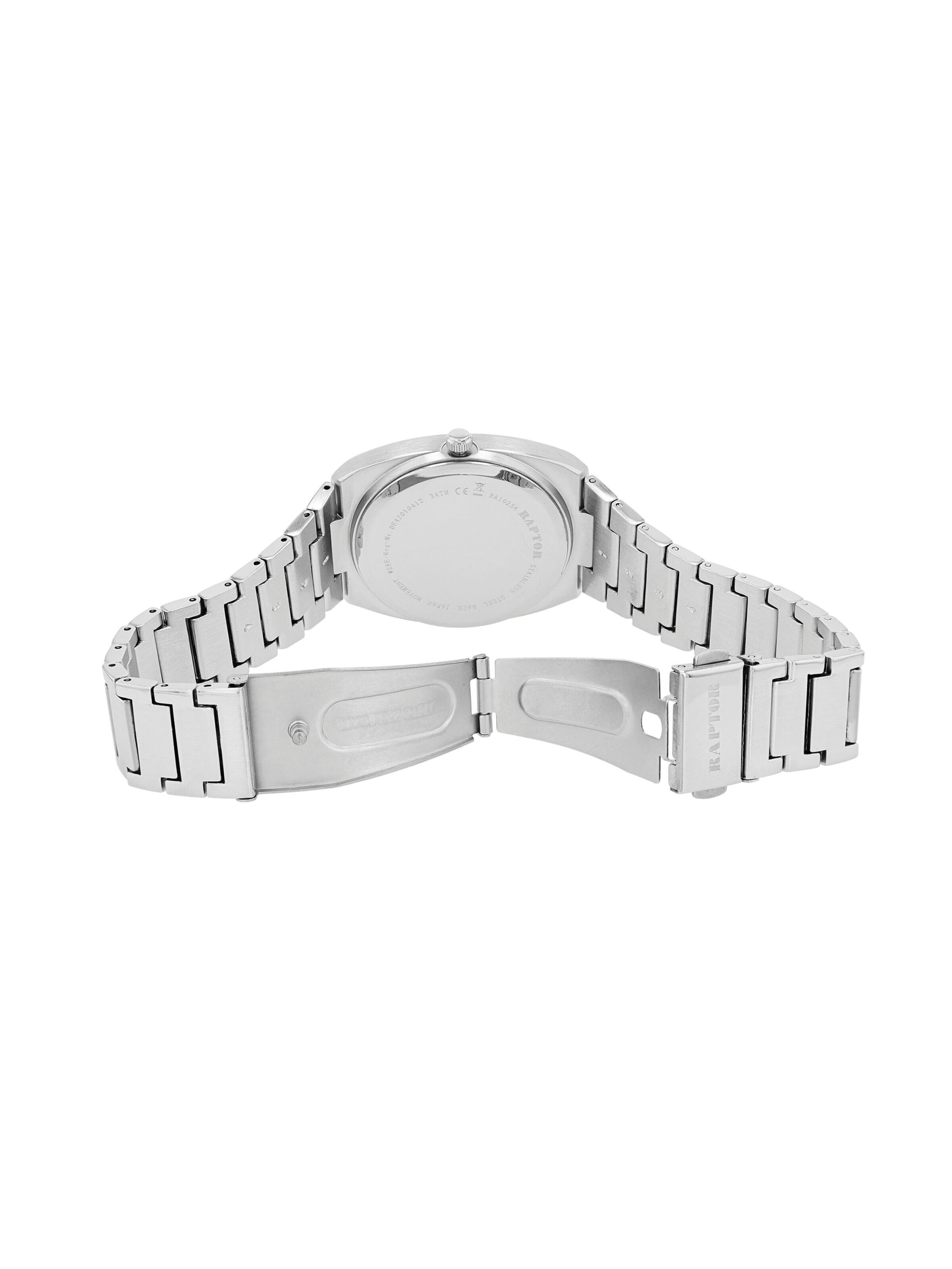 Raptor Analog Watch 'Datumsanzeige' in Silver