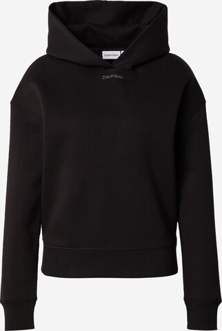 Calvin Klein Sweatshirt in Zwart: voorkant