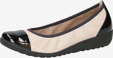 Ballerina di CAPRICE in beige: frontale