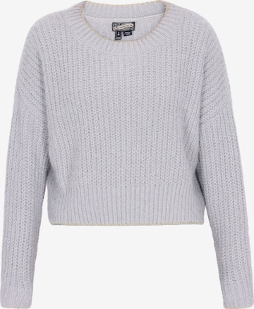 Pull-over DreiMaster Vintage en gris : devant