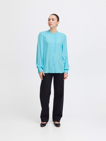 ICHI - Blusa 'Gemano' en azul