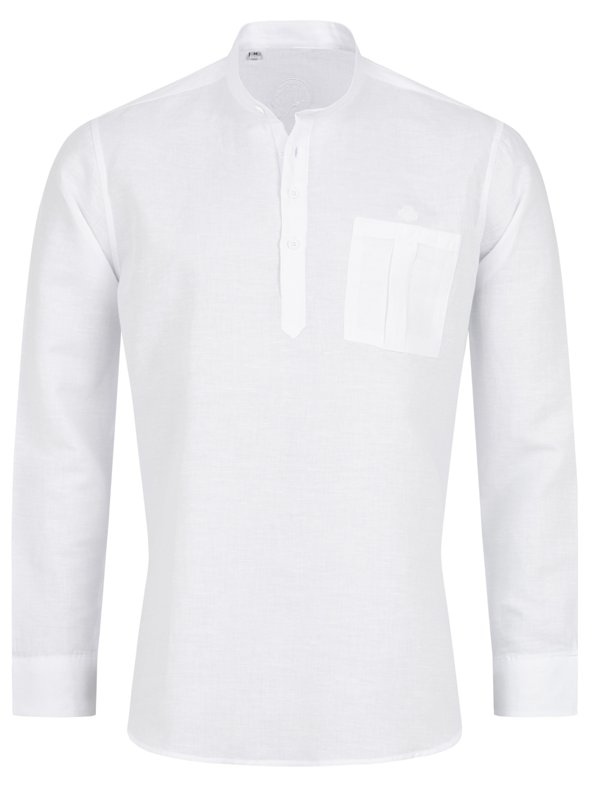 Indumentum Regular Fit Hemd in Weiß: Vorderseite